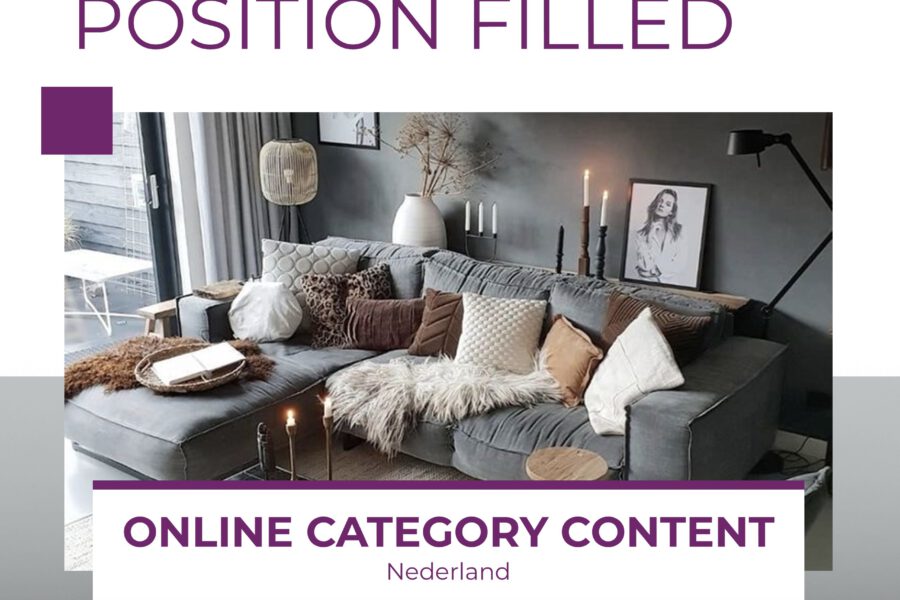 Online Category Content Coördinator – Nederland