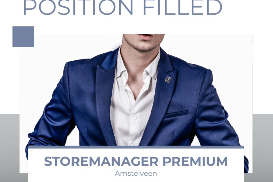 Shopmanager – Premium Fashion Heren – Amstelveen