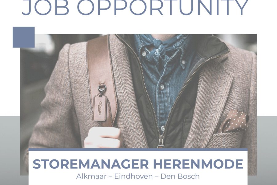 Storemanager Herenmode – Alkmaar – Den Bosch – Eindhoven